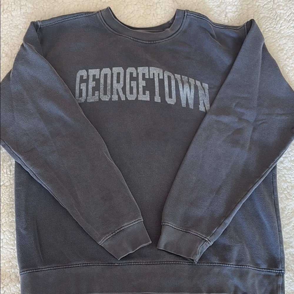 Georgetown University Comfort Colors Crewneck Size M